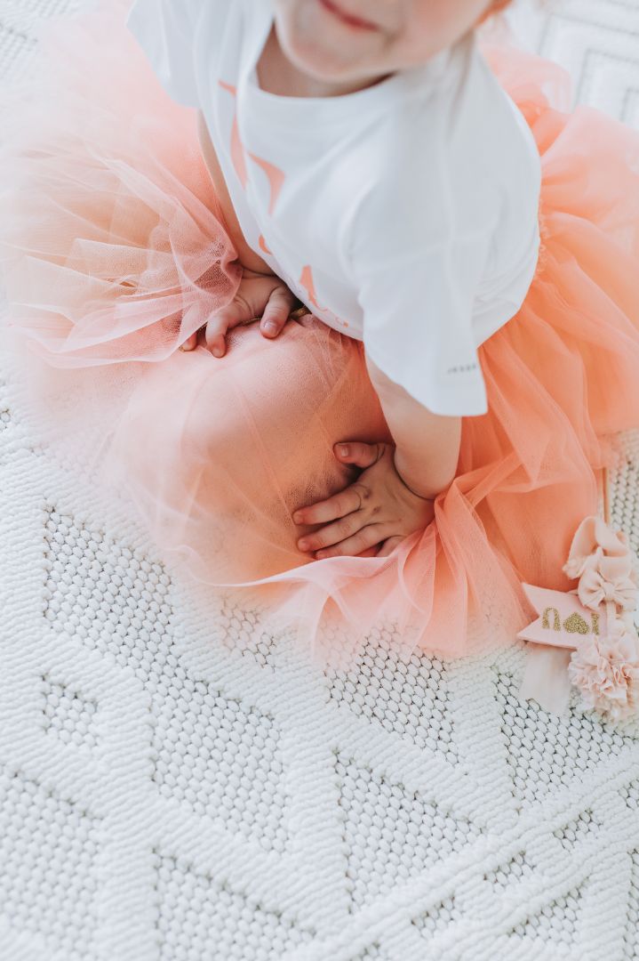Plain Coral Tutu