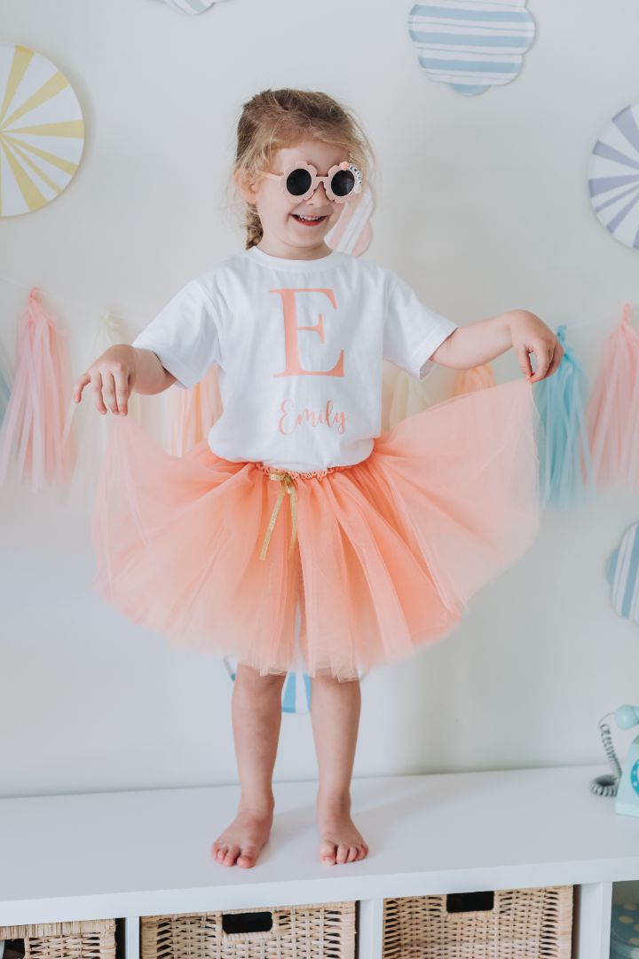 Plain Coral Tutu