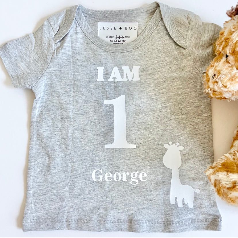 I am….age animal t shirt