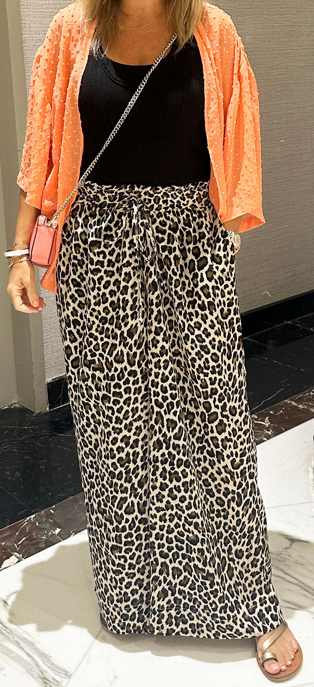 *SALE* Leopard / Zebra Super wide leg Trouser