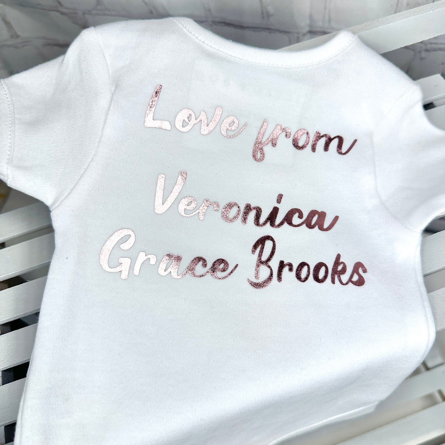 Custom Baby Sleepsuit