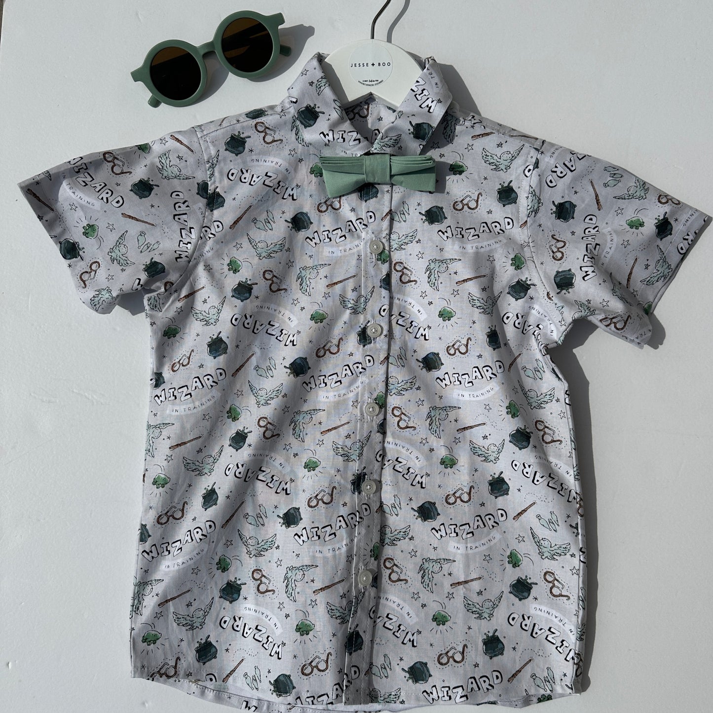 *SALE* Boys WIZARD Shirt and bow tie set
