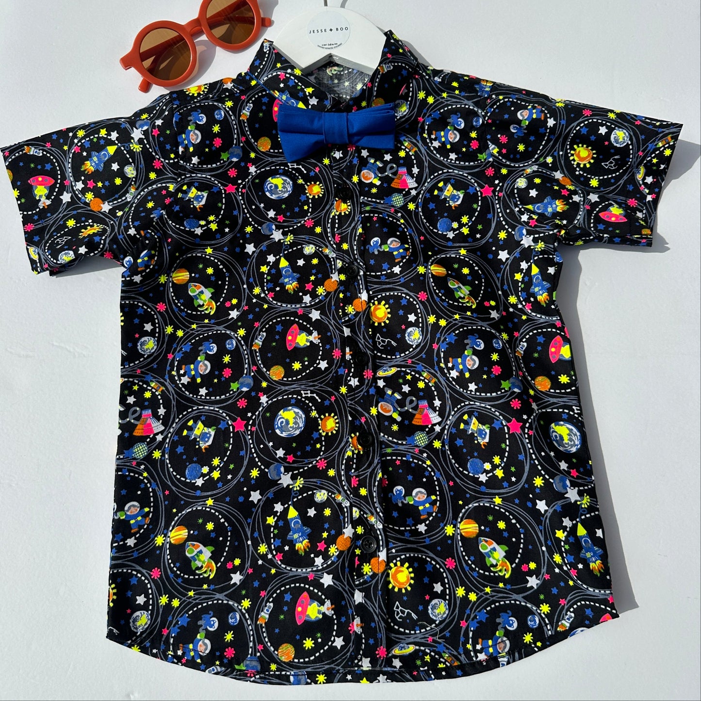 *SALE* Boys SPACE Shirt and bow tie set