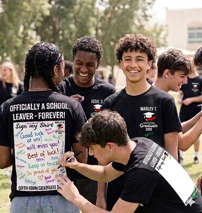 6th FORM LEAVERS Graduation T shirt (PRE ORDER)
