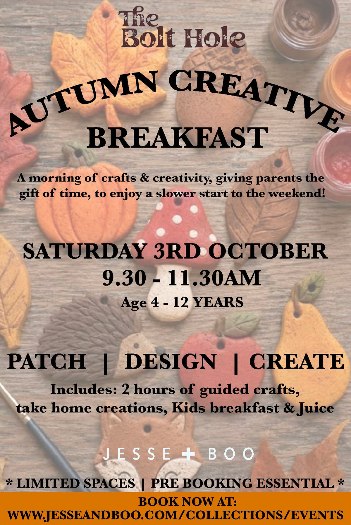 The Bolt Hole Autumn Creative Breakfast