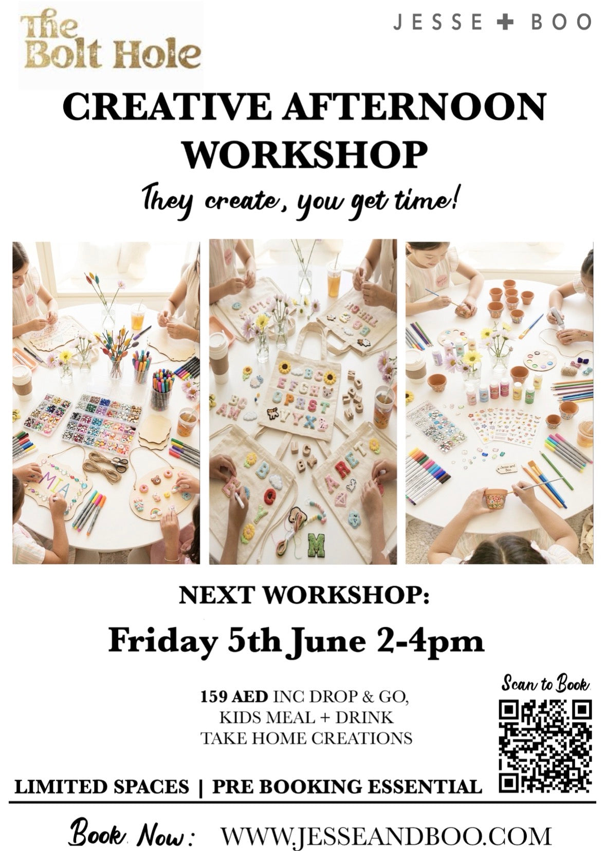 The Bolt Hole Creative Afternoon Workshop