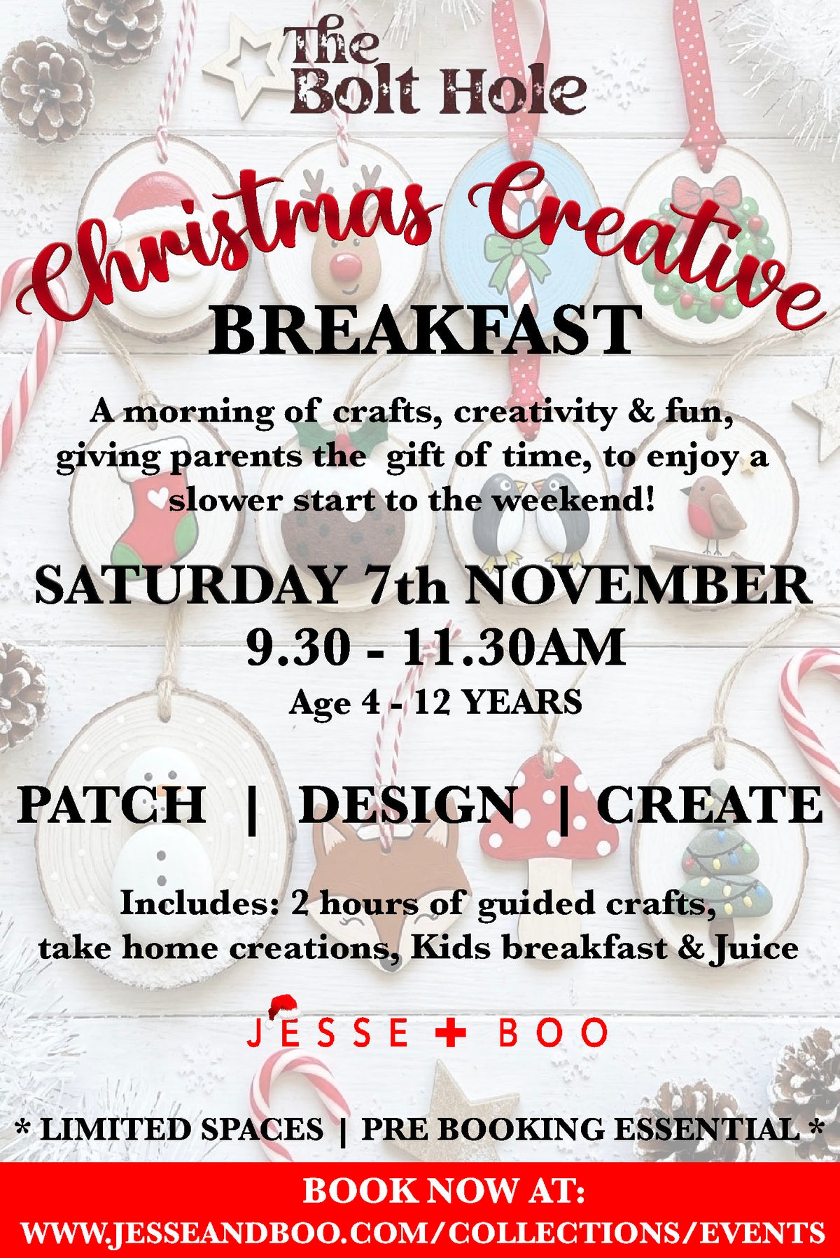 The Bolt Hole Christmas Creative Breakfast