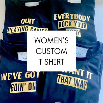 Custom Womens T Shirt