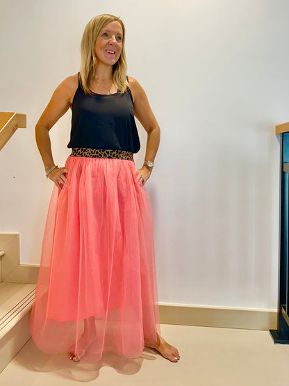 Tulle plain Skirt