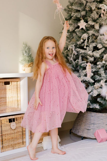 Pink star fairy dress