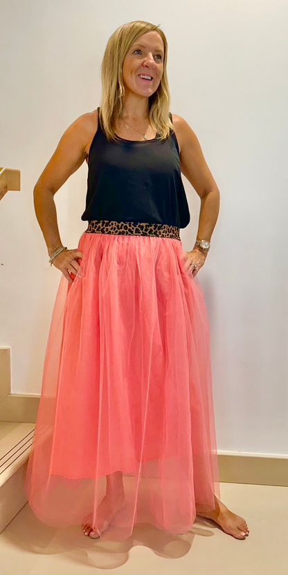 Tulle plain Skirt