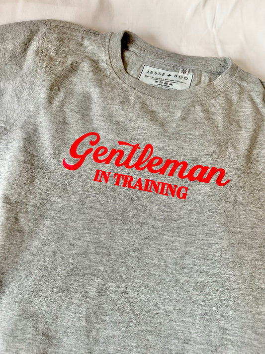 Boys Gentleman in Training T Shirt