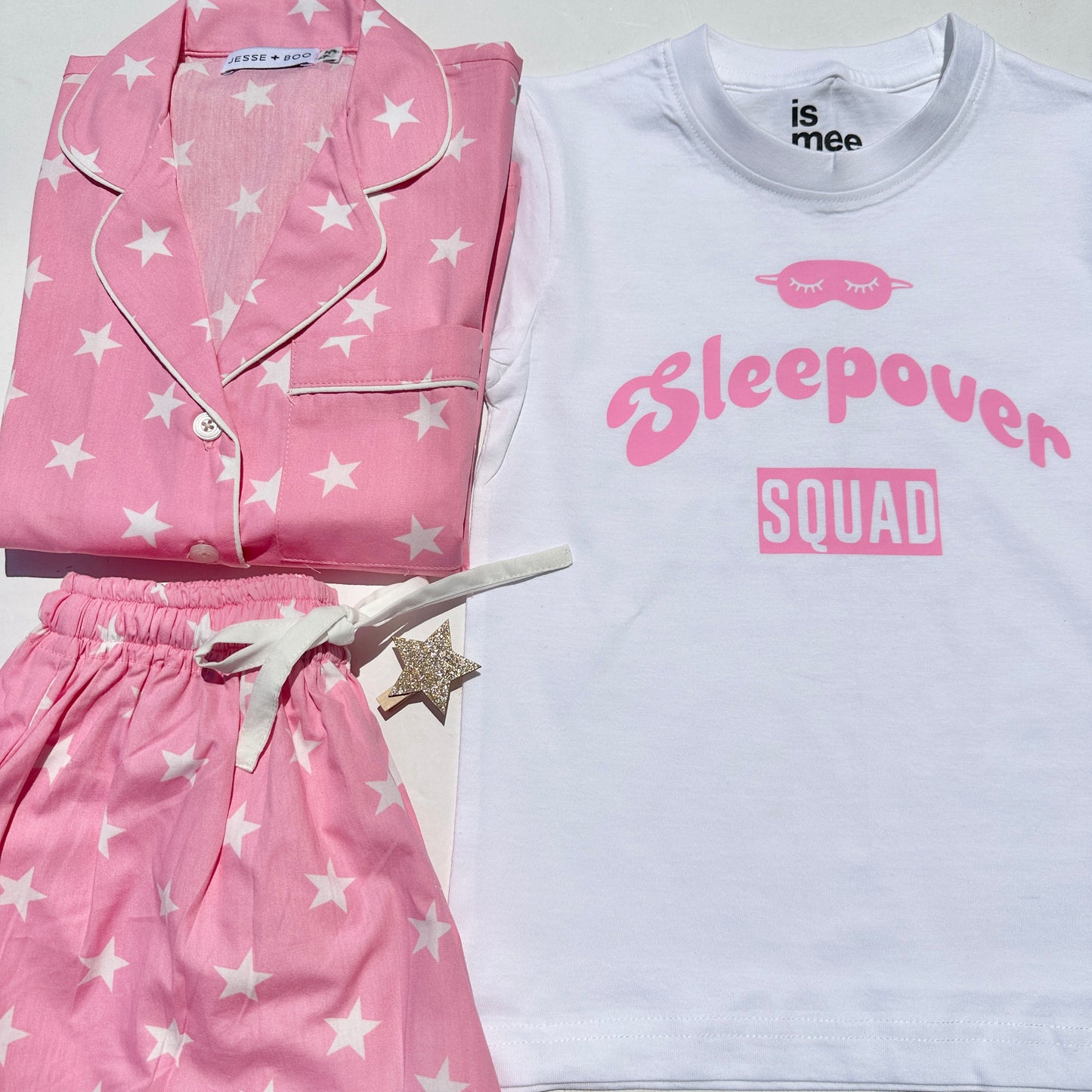 Girls T Shirt and Short Pajamas