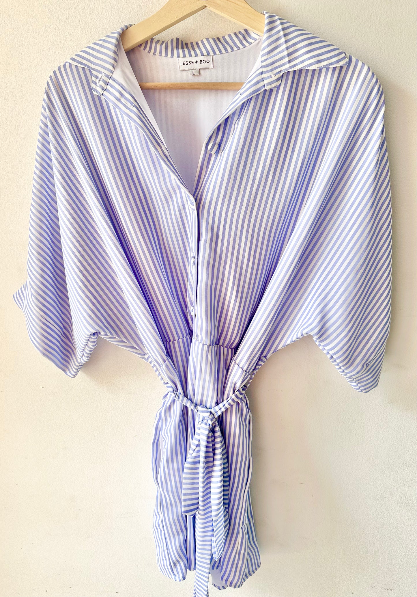 *SALE* Stripe shirt style playsuit