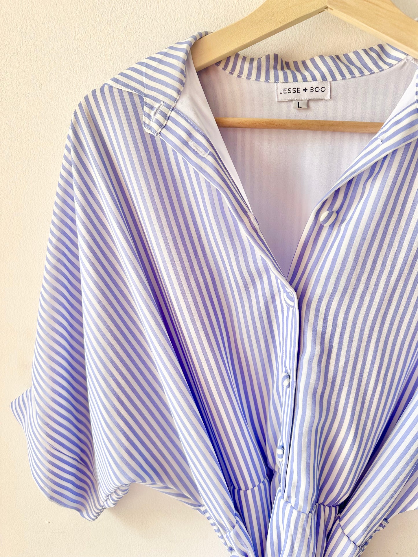 *SALE* Stripe shirt style playsuit