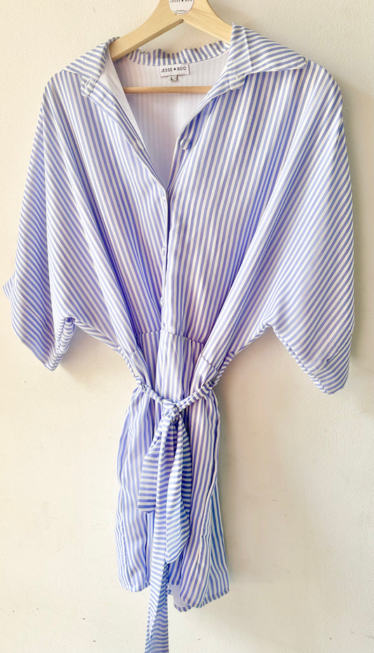 *SALE* Stripe shirt style playsuit