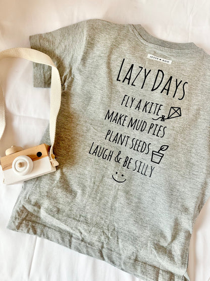 Boys Lazy days T Shirt