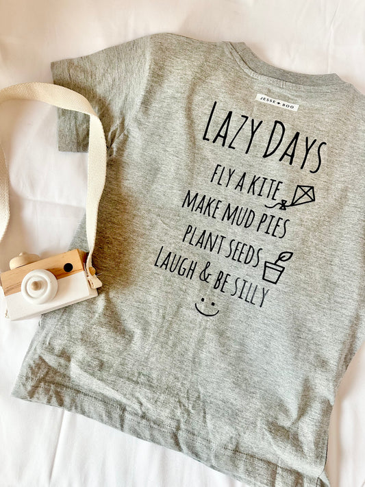 Boys Lazy days T Shirt