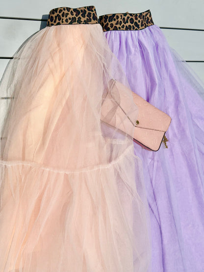Tulle plain Skirt