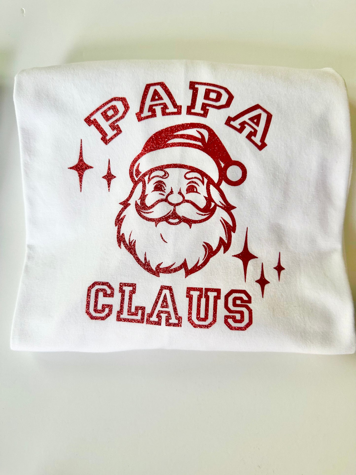 MAMA and PAPA Short Sleeve 'Claus' T Shirt PJ sets