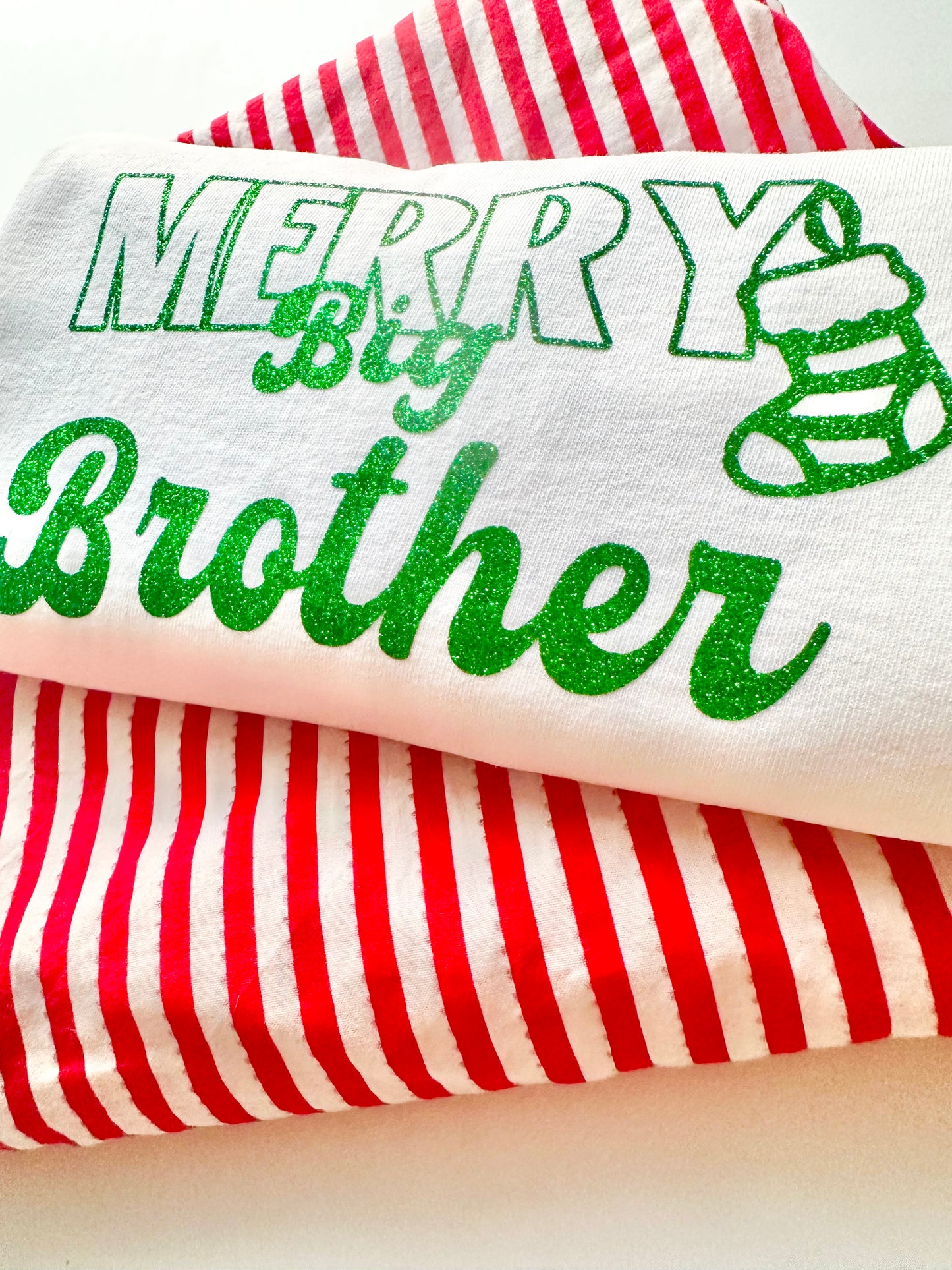 MUMMY / DADDY Matching Short Sleeve 'Sibling design' T Shirt STRIPE PJ sets