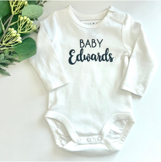 Personalised Baby vest