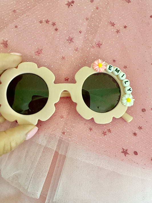 Flower shape Personalised Sunglasses