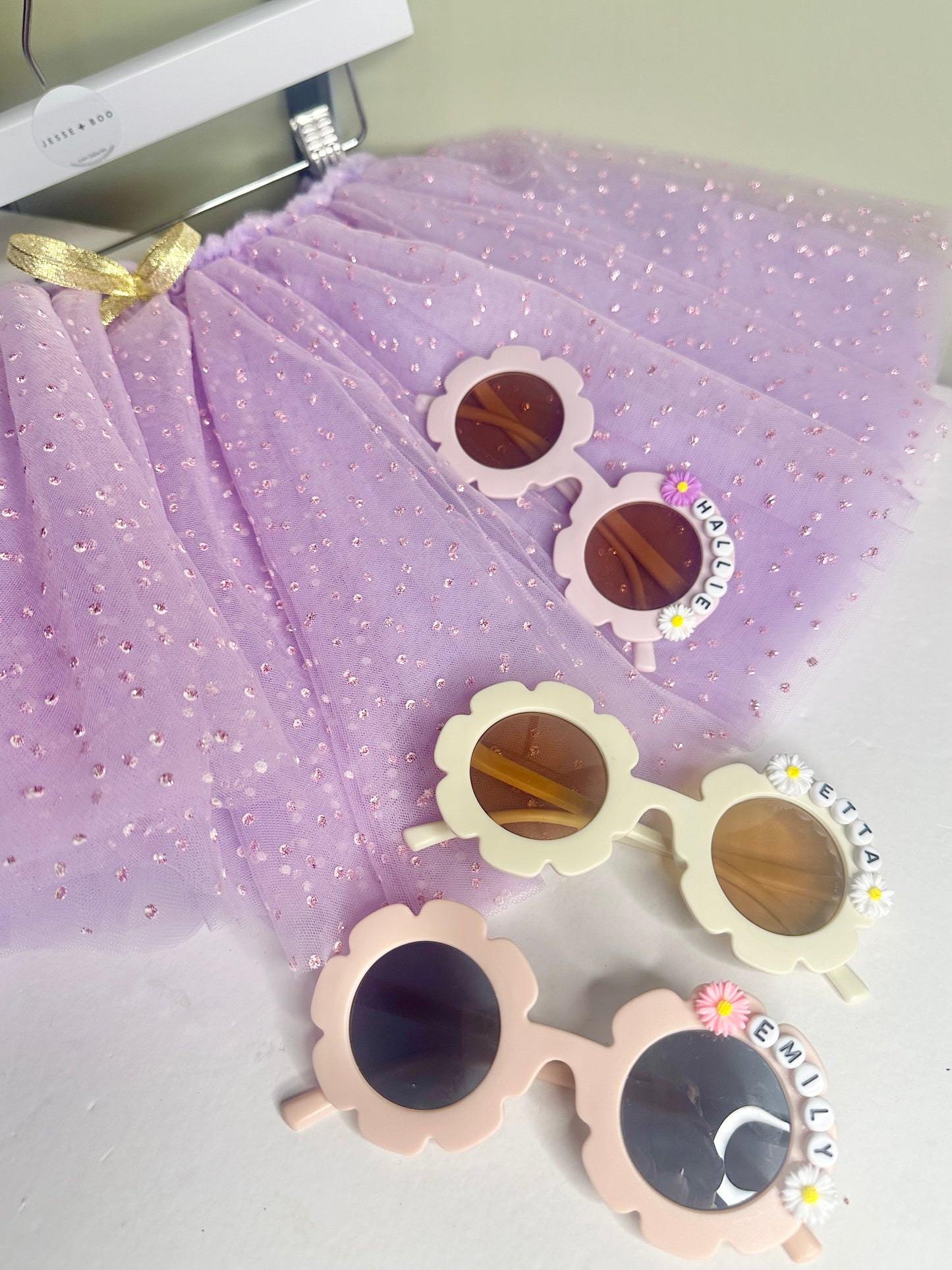 Flower shape Personalised Sunglasses