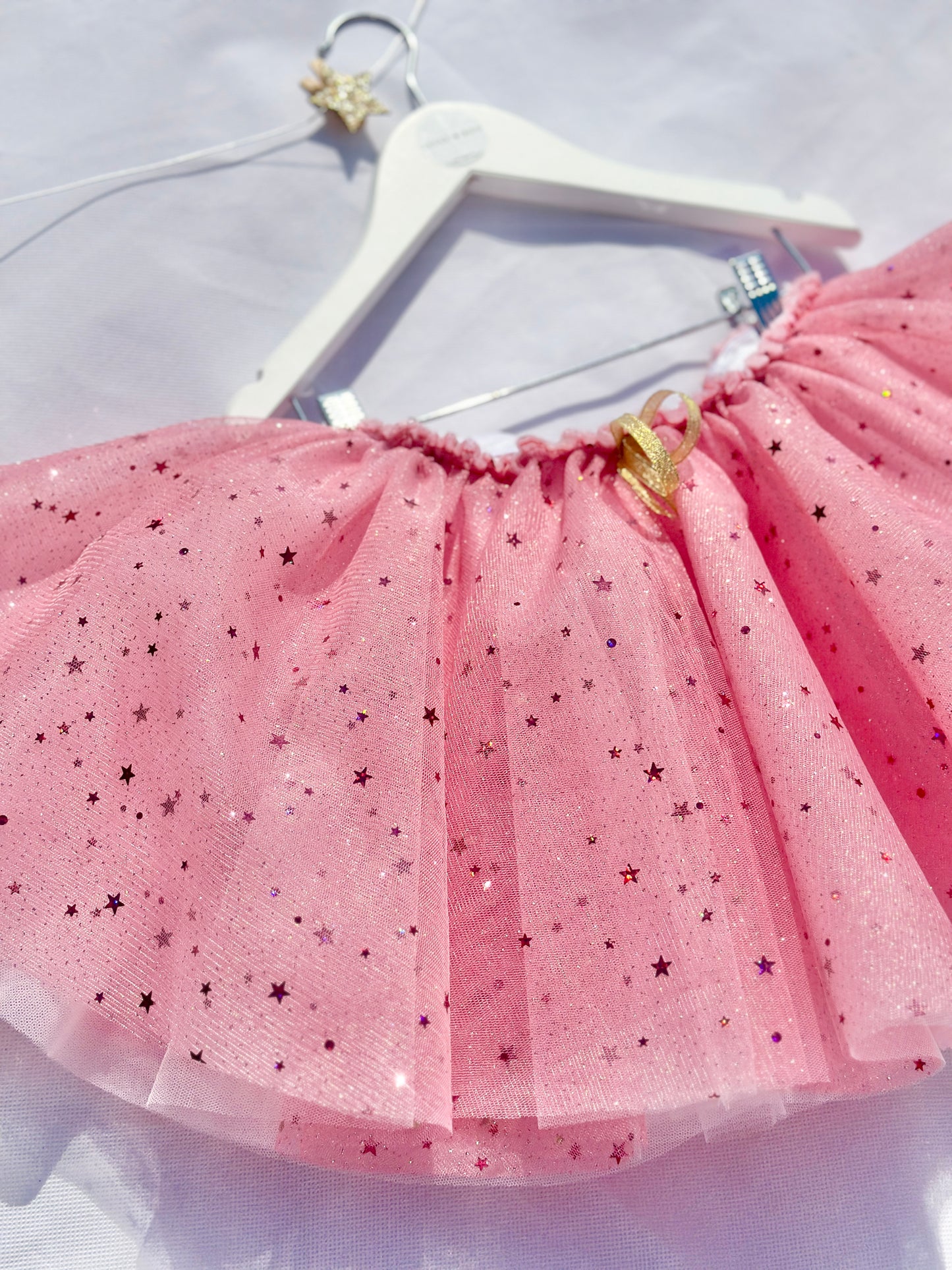 Pink star foil print tutu