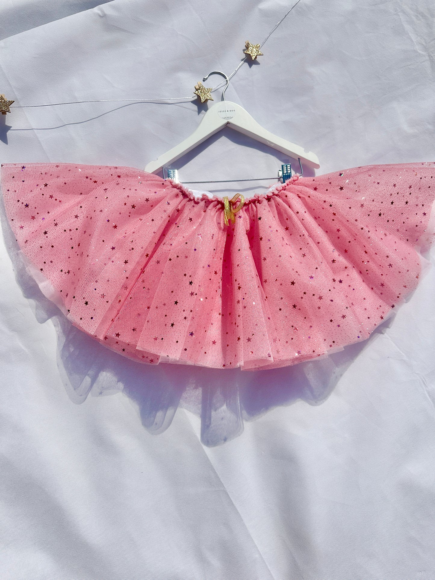 Pink star foil print tutu