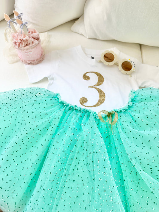 Mint Dotty Tutu