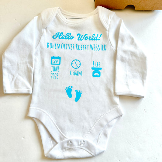 Hello world Keepsake vest