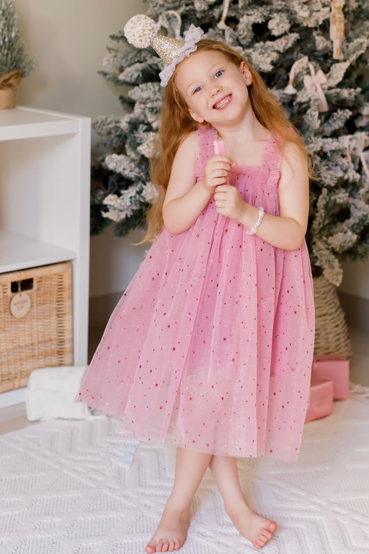 Pink star fairy dress