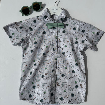 *SALE* Boys WIZARD Shirt and bow tie set