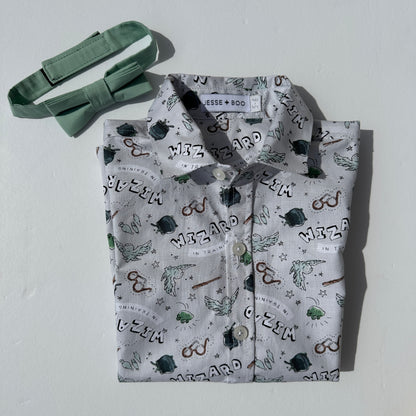*SALE* Boys WIZARD Shirt and bow tie set