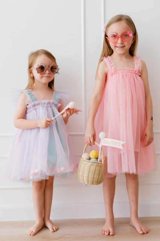 Hidden bunny fluffy tulle dress