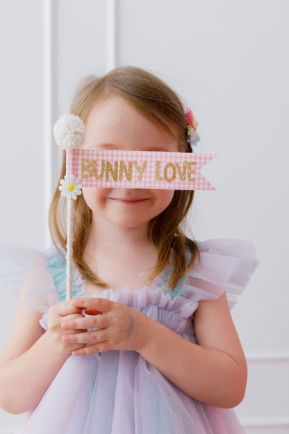 Hidden bunny fluffy tulle dress