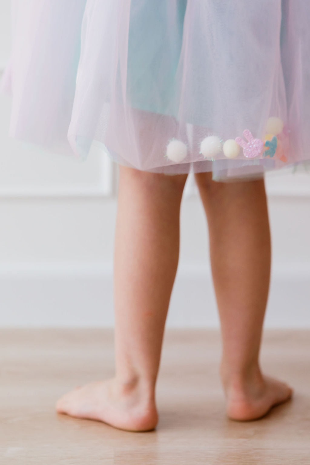 Hidden bunny fluffy tulle dress