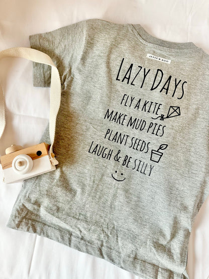 Boys Lazy days T Shirt