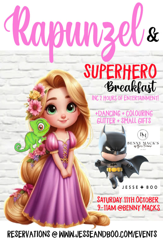 Rapunzel & Superhero Breakfast